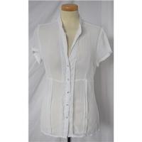 Mexx size 10 white short sleeved shirt