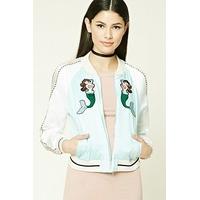 Mermaid Patch Bomber Jacket