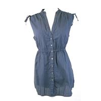 mexx size 14 indigo sleeveless blouse