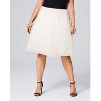 Mesh Stripe Skirt