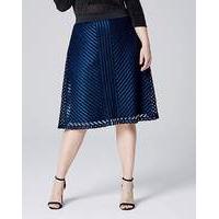 Mesh Stripe Skirt