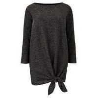 metallic tie side jumper