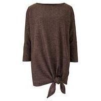 Metallic Tie Side Jumper