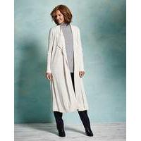 Merino Wool-Mix Longline Cardigan