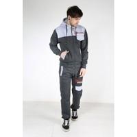 Mens Deluxe NY Edition Contrast Patch Tracksuit