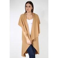 Megan Sleeveless Italian Waterfall Blazer Cardigan