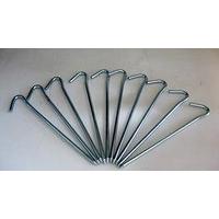 Metal Tent Pegs Heavy Duty 10 Pegs