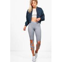 melissa wrap around legging grey marl