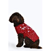 Merry Xmas Ya Filthy Animal Dog Jumper - red