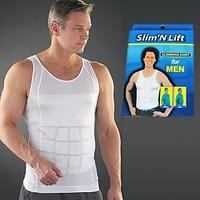 mens slimming body shaper vest shirt abs abdomen slim