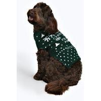 Merry Xmas Ya Filthy Animal Dog Jumper - green