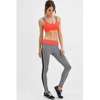 Mesh-Paneled Athletic Leggings