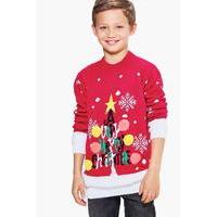 Merry Christmas Jumper - red