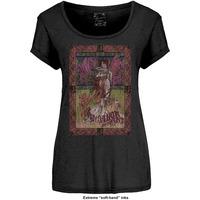 Medium Grey Janis Joplin Avalon Ballroom \'67 Ladies Fashion T-shirt.