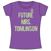 Medium Purple Ladies One Direction Future Mrs Tomlinson T-shirt