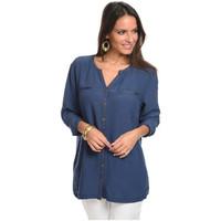 mellem blouse lisbonne womens blouse in blue