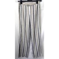 Mexx - Size: 10 - Striped - Linen Trousers