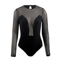 Mesh Net Bodysuit - Size: Size 10