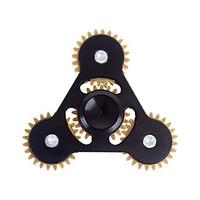 Metal Fidget Spinner Brass Gear Stainless Steel Bearings Aluminum Body Finger Spinner Toy Stress Reducer