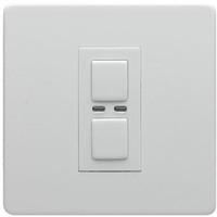 Megaman LightwaveRF 230V 1 Gang 2-Way Dimmer - White - Slave Unit