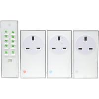 megaman lightwaverf 3000w remote onoff socket kit white