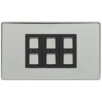 Megaman LightwaveRF 230V 3 Gang Master Dimmer - Chrome