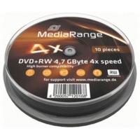 mediarange dvdrw 4 7gb 120min 4x 10pk spindle