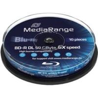MediaRange BD-R 50Gb DL 6x 10 Cakebox