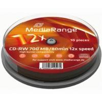 MediaRange CD-RW 700MB 80min 52x 10pk Spindle