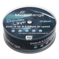 MediaRange DVD+R DL 8, 5GB 240min 8x 25pk Spindle