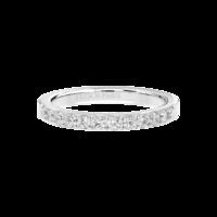 metric 25mm stainless steel white crystal ring