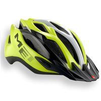 met crossover yellow black helmet