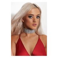 Mermaid Rhinestone Multicoloured Choker