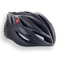 met forte matte black helmet