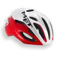 Met Rivale Red & White Helmet