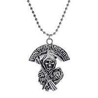 Men\'s Women\'s Pendant Necklaces Pendants Alloy Skull / Skeleton Silver Jewelry Wedding Party Daily Casual Sports 1pc