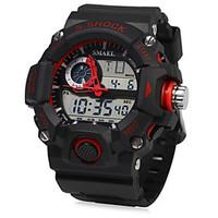 mens sport watch chinese quartz digital silicone band cool silver