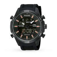 mens pulsar sport alarm chronograph watch