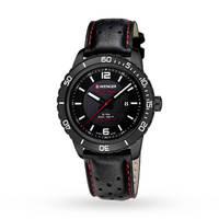 mens wenger roadster black night watch