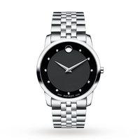 Mens Movado Museum Diamond Watch 0606878