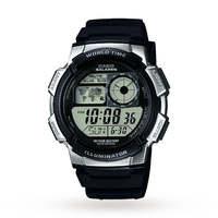 mens casio world time alarm chronograph watch ae 1000w 1a2vef