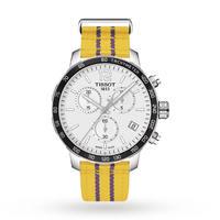 Mens Tissot Quickster NBA Los Angeles Lakers Special Edition Chronograph Watch T0954171703705