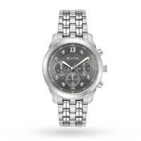 Mens Bulova Dress Chronograph Diamond Watch 96D135