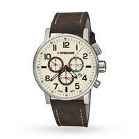 mens wenger attitude chronograph watch