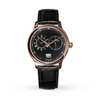 Mens Dreyfuss Co Dual Time Complication Watch