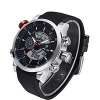 Men\'s Sport Watch Military Watch Dress Watch Fashion Watch Wrist watch Digital Watch Calendar Stopwatch Quartz Digital Genuine Leather