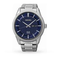 mens seiko dress solar powered watch