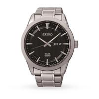 Mens Seiko Dress Solar Powered Watch