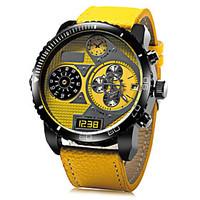Men\'s Military Fashion Leather Band Quartz Watch Wrist Watch Cool Watch Unique Watch