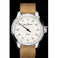 MeisterSinger Watch N. 01 Mens Suede Cognac